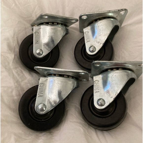 Waxman 2 in. (51 mm) swivel caster Wheels  Set Of 4 - Picture 1 of 2